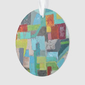 Coat van Vele Kleuren Acryl Ornament (voorkant)