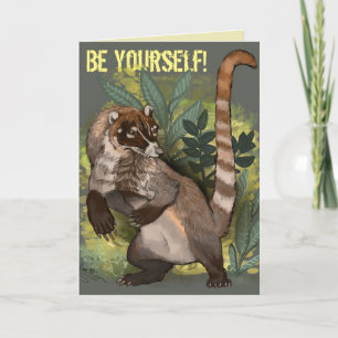 Coatamundi of White Nosed Coati Kaart