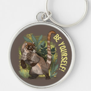 Coatamundi of White Nosed Coati Sleutelhanger