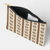 Coati Stripe Zipper Pouch Etui (Open)