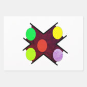 Coats Mode bleke kleuren uit het doosontwerp Inpakpapier Vel (Voorkant 3)