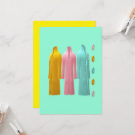 COATS MODE KLEDING ONTWERP KAART