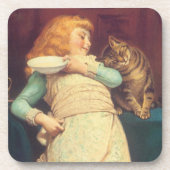 Coaxing Beter dan Teasing Charles Burton Barber Bier Onderzetter (Voorkant)