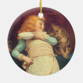 Coaxing Beter dan Teasing Charles Burton Barber Keramisch Ornament (Achterkant)