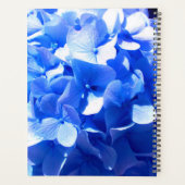 Cobalt bleu floral élégant bleu hydrangées (Dos)