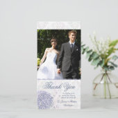 Cobalt bleu hydrangea fleur mariage merci (Debout devant)