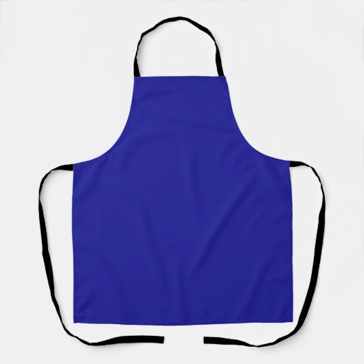Cobalt Blue Chef Cook Craft Schort (Voorkant)