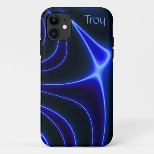 Cobalt électrique bleu Abstrait iPhone 5 Coque (Dos)