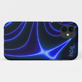 Cobalt électrique bleu Abstrait iPhone 5 Coque (Dos (Horizontal))