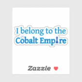 Cobalt Empire Sticker (Feuille)
