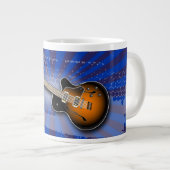 Cobalt Grunge Burst Guitare Spécialité Mug (Devant droit)