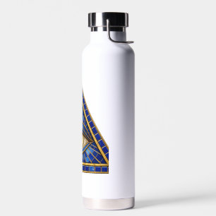 Cobalt Mozaïek Oog Waterfles