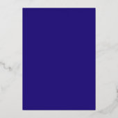 Cobalts Faire-part de mariage orange bleu (Verso)