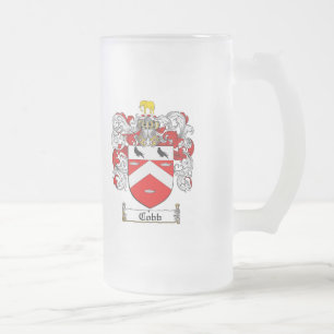 COBB FAMILIE CREST - COBB COAT WAPENKLASSE MATGLAS BIERPUL