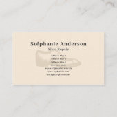 Cobbler - Carte de visite de réparation de chaussu (Dos)