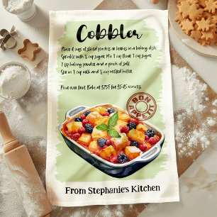 Cobbler recept gepersonaliseerd theedoek