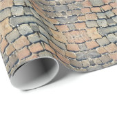 Cobbles Street Pattern Cadeaupapier (Rol Hoek)