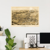 Cobbleskill, NY Panoramic Map - 1883 Poster (Thuiskantoor)