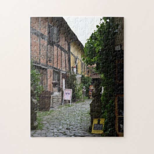 Cobblestone Street, Stratford-Upon-Avon England Legpuzzel (Verticaal)
