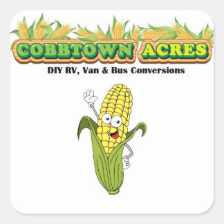 Cobby van Cobbtown Acres Vierkante Sticker