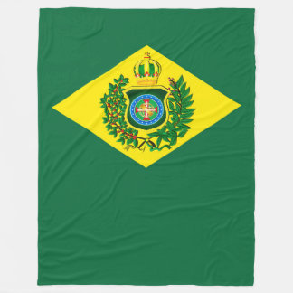 Cobertor de Lã Bandeira Imperial do Brasil Fleece Deken