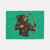 Cobertor ZORRO Fleece Deken (Voorkant (Horizontaal))