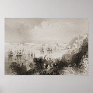 Cobh Harbour, Cork, Ierland Poster