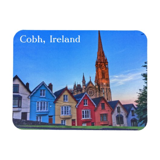 Cobh, Ierland dek van kaarten Huizen Magnet Magneet (Horizontaal)