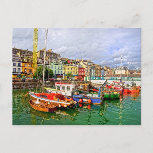 Cobh Port in Ierland Briefkaart (Voorkant)