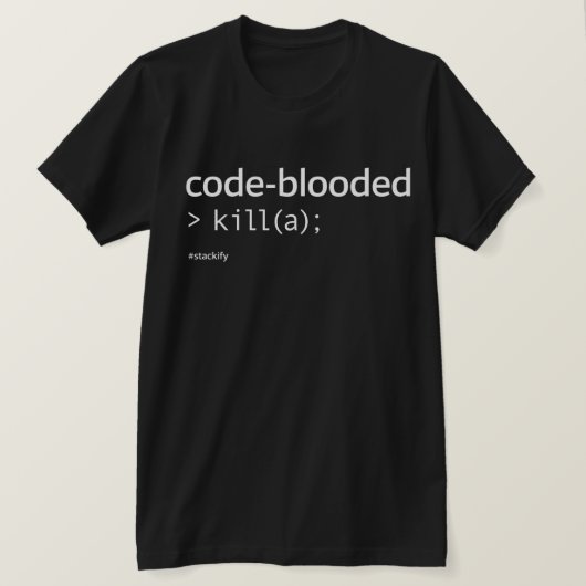 cobloedig doden(a); t-shirt (Design voorkant)