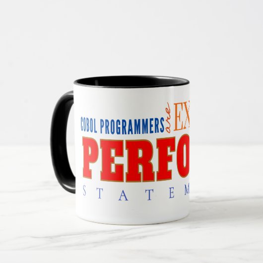 COBOL Expert Perform Statement Klassieke Coderings Mok (Voorkant links)