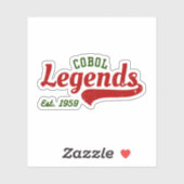 COBOL Legends Est. 1959 – A Retro Tech Sticker (Vel)
