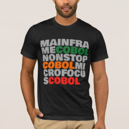 COBOL-platforms – Mainframe, MicroFocus, NonStop T-shirt