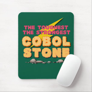 Cobol Programmeertaal als een sterke steen Muismat