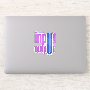 Cobol Programmeertaal Input Output Sectie Sticker