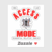 Cobol Programmeertoegang Modus Sticker (Vel)