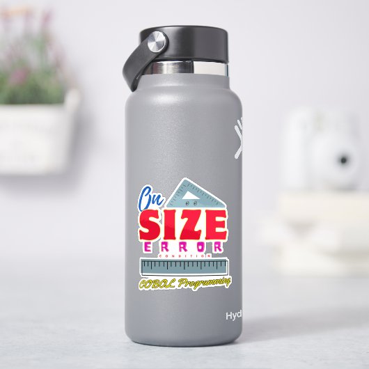 Cobol-programmering bij Size Error-conditie Sticker (HydroFlask)