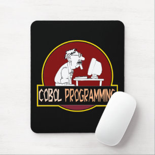 COBOL-programmeur - Oude-school coderingslegende Muismat