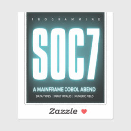 Cobol Programming Abend Soc7 Sticker
