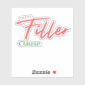 Cobol Programming Filler Clause Sticker (Vel)