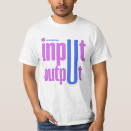 Cobol Programming Language Input Output Section T-shirt