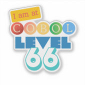 Cobol Programming Level 66 Sticker (Devant)