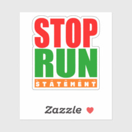 Cobol Programming Stop Run Statement Sticker