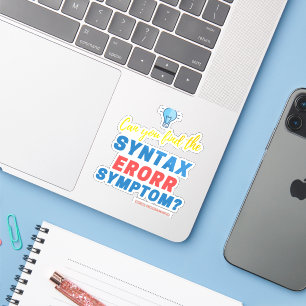 COBOL Syntaxisfout Uitdaging T-shirt voor Coda's Sticker