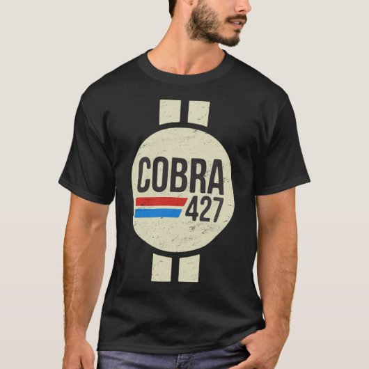 Cobra 427 Rétro Logo Classic T-Shirt (Devant)
