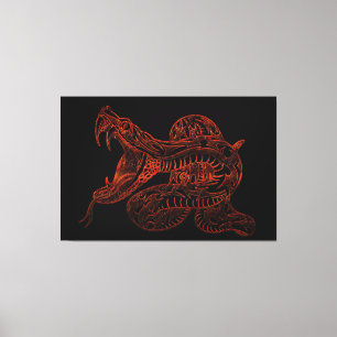 Cobra Canvas Afdruk