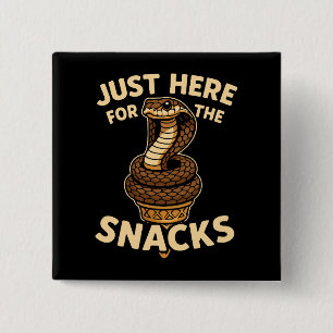 Cobra Cone Ice Cream Venom & Vanilla Vierkante Button 5,1 Cm
