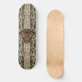 Cobra Fangs Faux Snakeskin Reptilian Snake Skateboard (Voorkant)