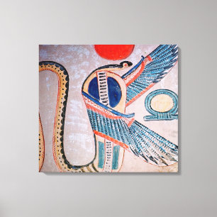 Cobra god, Egyptisch Canvas Afdruk