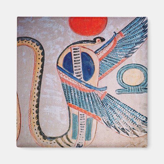 Cobra god, Egyptisch Magneet (Voorkant)
